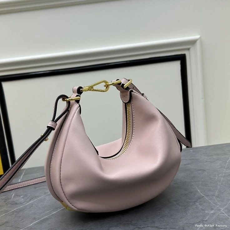 HOT Fendi Hobo In Bag Calf Leather Cherry Fendigraphy Mini 0710